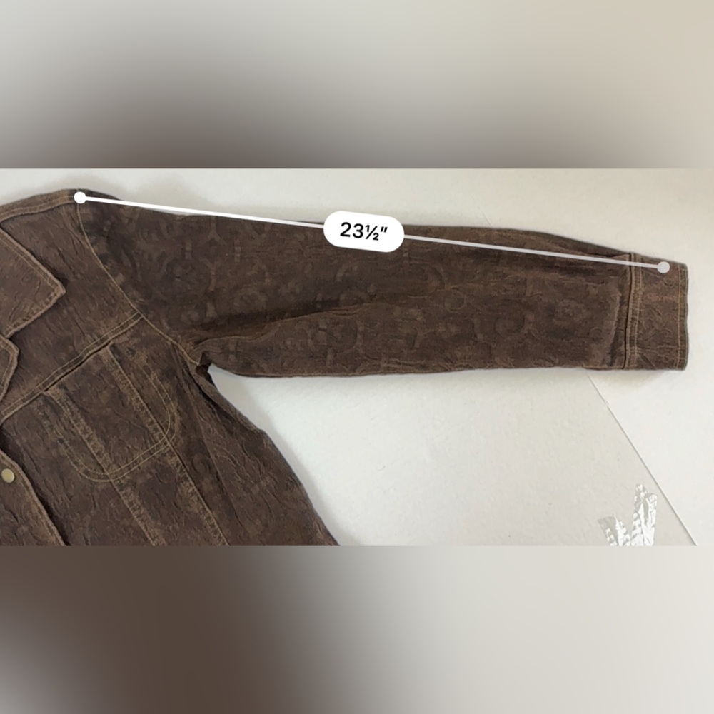 Equestrian 
Brown Women's Button-Front Jacket - Picture 15 of 16